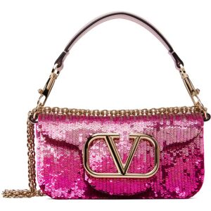 Valentino Garavani Petit sac à bandoulière Locò rose - UNI - Publicité