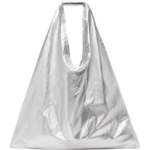 MM6 Maison Margiela Moyen cabas argenté à panneaux triangulaires - UNI - Publicité