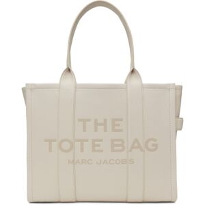 Marc Jacobs Grand cabas 'The Tote Bag' blanc cassé en cuir - UNI - Publicité