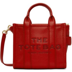 Marc Jacobs Mini cabas 'The Tote Bag' rouge en cuir - UNI - Publicité
