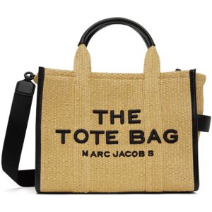 Marc Jacobs Moyen cabas 'The Tote Bag' beige en paille tissée - UNI - Publicité