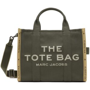 Marc Jacobs Moyen cabas 'The Tote Bag' kaki à logo et texte en tissu jacquard - UNI - Publicité