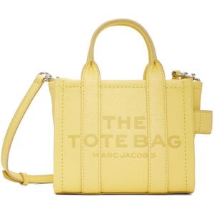 Marc Jacobs Mini cabas 'The Tote Bag' jaune en cuir - UNI - Publicité