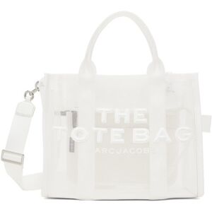 Marc Jacobs Moyen cabas 'The Tote Bag' blanc en filet - UNI - Publicité