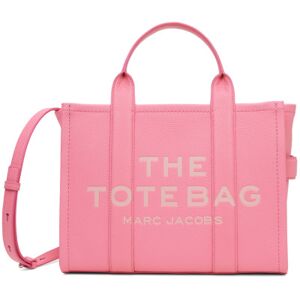 Marc Jacobs Moyen cabas 'The Tote Bag' rose en cuir à logo - UNI - Publicité