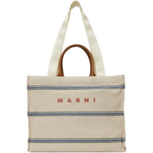 Marni Moyen cabas blanc cassé - UNI - Publicité