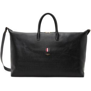 Thom Browne Sac de sport souple noir en cuir grainé - UNI - Publicité