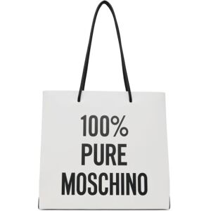 Moschino Cabas '100% PURE MOSCHINO' blanc - UNI - Publicité
