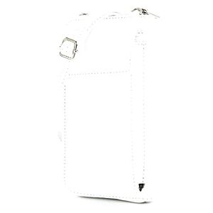 modamoda de P06 Sac à bandoulière femme italienne portefeuille sac pour téléphone portable en cuir, Couleur:Blanc - Publicité
