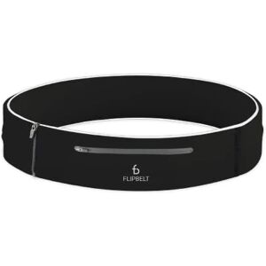 FlipBelt Elite Ceinture de Course pour téléphone et Petits Accessoires, Pochette de Ceinture résistante à l'eau, L, Noir - Publicité