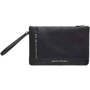 Armani Exchange Esssential, Capri SLG, poignée Unique, Pochette Homme, Noir, Taille - Publicité