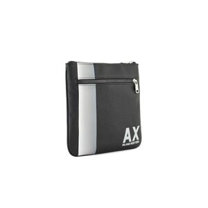 Armani Exchange Color Block AX Flat Sac bandoulière, Crossbody Plat Homme, Noir, Einheitsgröße - Publicité