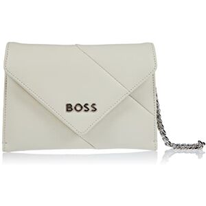 BOSS Ayla Clutch, Femme, Blanc (Open White114), Taille Unique - Publicité