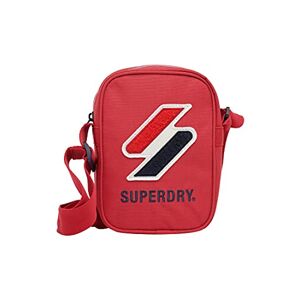 Superdry Sportstyle Side Bag, Sac d39épaule Homme, Risk Red, Taille Unique - Publicité