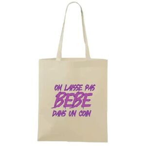 Generic Tote bag Sac cabas Sac fourre tout Sac réutilisable Dirty Dancing On laisse pas bébé dans un coin - Publicité