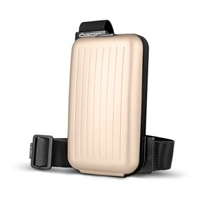 ÖGON -DESIGNS- Phone Bag La Banane en Aluminium Pratique et stylée avec Portefeuille intégré (Rose Gold) - Publicité