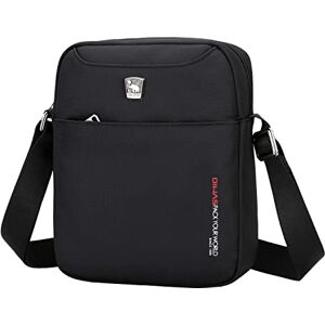 OIWAS Sacoche Homme Bandouliere Noir Petite Sac Bandoulière Pochette Mini Cartable Besace pour Les Loisirs Vacances Excursion Marche Randonnée - Publicité