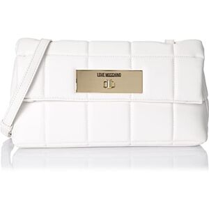 Love Moschino JC4417PP0FKR0, Sac à bandoulière Femme, Blanc, Taille Unique - Publicité