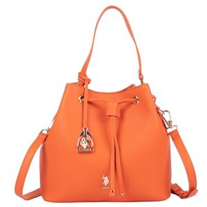 U.S. POLO ASSN. Sac banane New Jones 28 cm, Orange-Noir-Blanc, Taille unique - Publicité