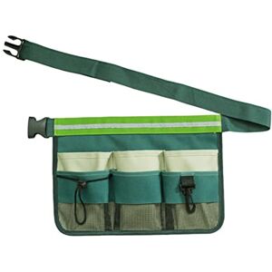 UKCOCO 4 Pièces sac banane pour outils de jardin sac de taille pour hommes sacs à outils en toile robuste trousse à outils pochette à outils caisse à outils organisateur de seau de jardin - Publicité