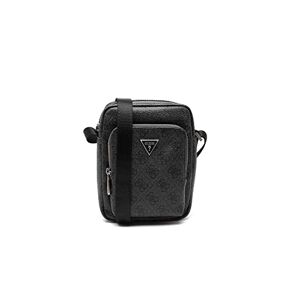 Guess VEZZOLA Smart COMPAC, Bag Men, Dark Black, Taille Unique - Publicité