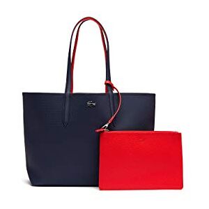 Lacoste Sac Cabas Réversible Anna Femme Marine 166 Rouge 240 - Publicité