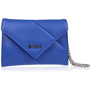 BOSS Ayla Clutch, Femme, Bleu (Bright Blue433), Taille Unique - Publicité