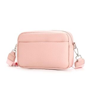 NAOYQ Sacs bandoulière Femme Sac a Main Femme avec Large Sangle Réglable et Amovible Pochette Sac Femme Sac Téléphone Portable Femme Sac de Messager Sac à Épaule Rose - Publicité