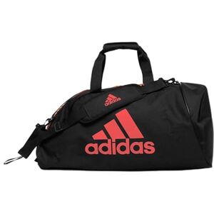 Adidas 2 en 1 Sac de Sport Mixte, Noir/Rouge, m - Publicité