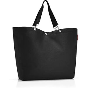 reisenthel shopper XL sac de shopping pour vos courses, 1 poche intérieure zippée et poche pour téléphone portable, 2 anses, ouverture avec fermeture zippée, volume 35l, en noir - Publicité