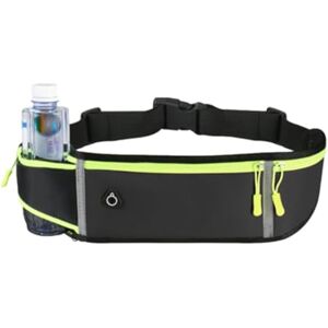 Cerioll Sacs Bananes De Sport, Ceinture De Course, Sacoche Running Belt Réglable, Ceinture De Course Étanche avec Porte Bouteille, Sacoche Ceinture De Voyage, Ceinture Running, Portable Sac Banane - Publicité