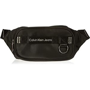 Calvin Klein Jeans Sac Banane Homme Ultralight Waistbag Petit Modèle Jean, Noir (Black), Taille Standard - Publicité