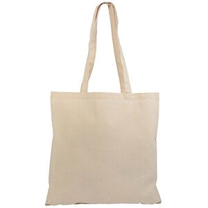 KODAA Lot de 10 sacs de courses en Coton naturel 38 x 42 cm - Publicité