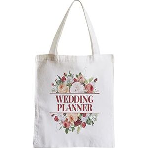 Fabulous Grand Sac Shopping Plage Etudiant Wedding Planner Mariage Mariée Bouquet Fleurs - Publicité