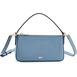 DKNY Bryant Park Top Zip Demi, Crossbody Femme, Coastal Bleu, OneSize - Publicité