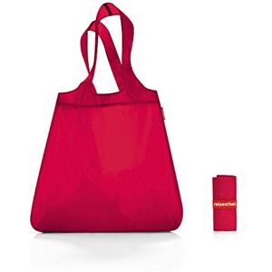 reisenthel mini maxi shopper sac shopping pliable au design attrayant hydrofuge, Couleur:rot - Publicité