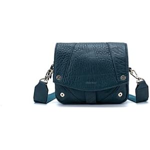 Kate Lee, Sac porté bandoulière en cuir Anessi bleu vert Femme, moyen - Publicité