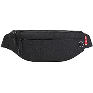 CreoQIJI Sac Lampe Unisexe Messenger Nouveaux Hommes Ceinture Sac Europe et États-Unis Mode Casual Léger Sports Mobile Téléphone Portable Sac à Bandoulière Sacs Calendrier 2022, Noir , Taille - Publicité