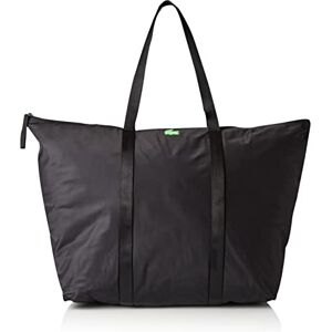 Lacoste Sac Cabas Izzie Femme, Noir Vert Fluo, Taille unique - Publicité