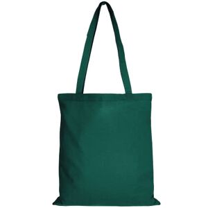 TEXXILLA Lot de 10 25 Lot de 100 sacs en coton Certifié Oeko-TEX 100 Avec deux longues anses 38 x 42 cm Sacs en jute Sac à provisions Non imprimé Couleur : vert forêt Taille : 10 - Publicité