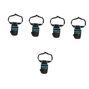 jojofuny 5 Pièces sac de rangement d'électricien à la taille sacoche outils sac à outils hammer ceinture porte outil sans fil sac banane sac suspendu Boîte à outils homme ceinture à outils - Publicité