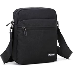 QBYVQQN Sacoche Bandoulière pour Téléphone Portable Noir, Pochette Homme Bandoulière Smartphone, Housse pour Téléphone Portable Portefeuille Sac de Messager Sport Voyages Sac Porté Épaule avec Bandoulière - Publicité