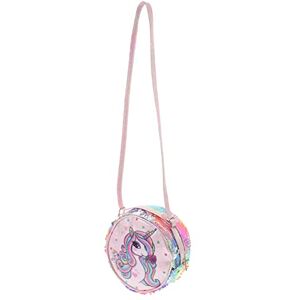 FOMIYES Sac Banane Licorne Rose Rose Violet Blanc Sac à Main à Bandoulière En Peluche Sac Licorne à Paillettes Sac Besace Fille Sac Bandoulière Tout- Sac Décoratif Extérieur Accueil - Publicité