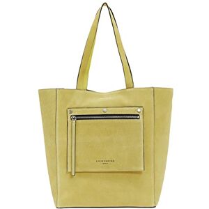 Liebeskind Berlin Liebeskind Steph Suede Shopper, Sac Cabas L Femme, Jaune pâle, Large (HxBxT 35cm x 29cm x 15cm) - Publicité