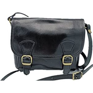 Puccio Pucci , Sac en Cuir Womens, Le Noir, 22x17x9 cm - Publicité