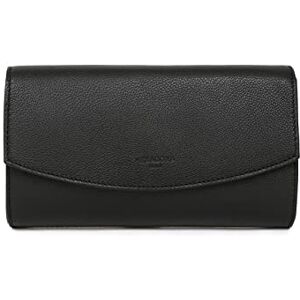 Hexagona Pochette de soirée Compatible téléphone portable Pour Femme Collection Confort Noir En cuir - Publicité