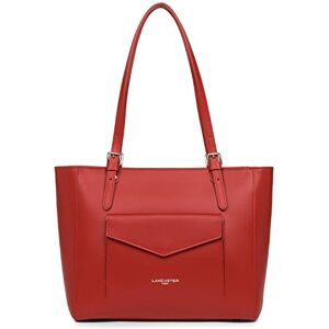 LANCASTER Sac cabas épaule Smooth Rouge - Publicité