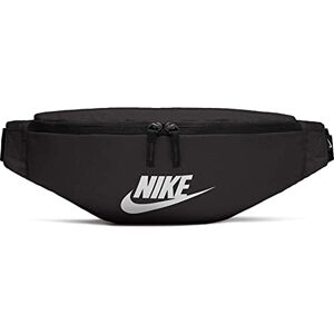 Nike Mixte Adulte Nk Heritage Hip Pack Sac de gym, Multicolore (Black/Black/White), 25 centimeters EU - Publicité