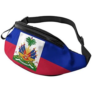 AOOEDM Fanny Pack Sac de Taille pour Hommes et Femmes Drapeau haïtien Ceinture réglable Hip Bum Bag Randonnée Sac de Taille pour Voyager Casual Running Randonnée Cyclisme - Publicité