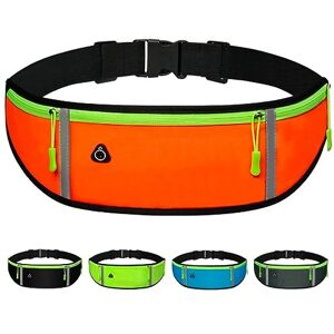 DORNNA® Ceinture Running Smartphone Homme et Femme, Sac Banane Sport de Course a Pied, Sport, Footing, Courir Fitness Belt Bag pour Tous Les Telephones. (Orange) - Publicité